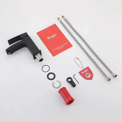 Смеситель для раковины Raglo R01.10.06, черный Смеситель для раковины Raglo R01.10.06, черный