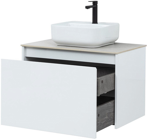 Тумба под раковину Aquanet Nova Lite 75 белый (1 ящик) 00242275 Тумба под раковину Aquanet Nova Lite 75 белый (1 ящик) 00242275