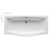 Картинка анонса товара «акриловая ванна ravak magnolia 170x75 c501000000»