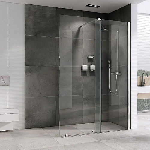 Душевая перегородка ABBER Komfort AG09120 120 см универсальная, профиль хром, стекло прозрачное Душевая перегородка ABBER Komfort AG09120 120 см универсальная, профиль хром, стекло прозрачное