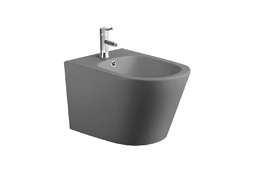 Биде подвесное Aquatek ВЕГА AQ1057-MG 530x360x330, цвет серый матовый Биде подвесное Aquatek ВЕГА AQ1057-MG 530x360x330, цвет серый матовый