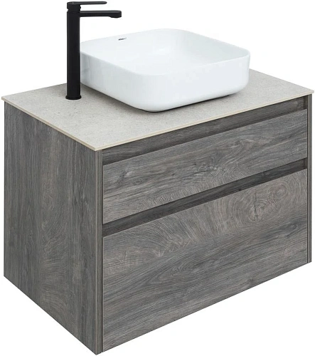 Тумба под раковину Aquanet Nova Lite 75 дуб рошелье (2 ящика) 00242273 Тумба под раковину Aquanet Nova Lite 75 дуб рошелье (2 ящика) 00242273