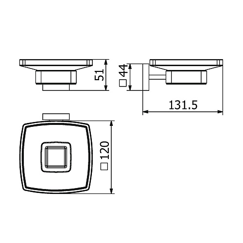 Мыльница LANGBERGER LEDRO 21815A Мыльница LANGBERGER LEDRO 21815A