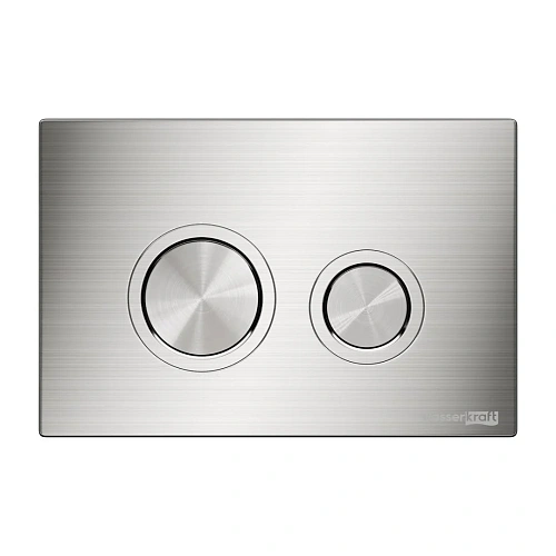 Клавиша смыва WasserKRAFT BN01 никель с клавишей смыва никель Клавиша смыва WasserKRAFT BN01 никель с клавишей смыва никель