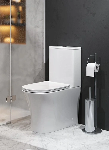 Унитаз напольный GROSSMAN GR-4466S Classic 620x365x820 безободковый с тонкой крышкой Унитаз напольный GROSSMAN GR-4466S Classic 620x365x820 безободковый с тонкой крышкой