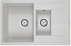 Кухонная мойка Paulmark FESTE, PM237850-WH, белый, 775х495 мм