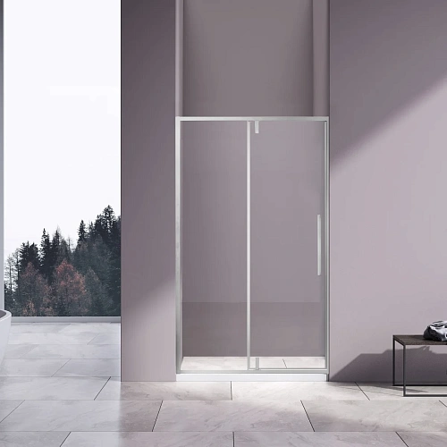 Душевая дверь Vincea Slim-N VDP-4SN120CL хром, стекло прозрачное Душевая дверь Vincea Slim-N VDP-4SN120CL хром, стекло прозрачное