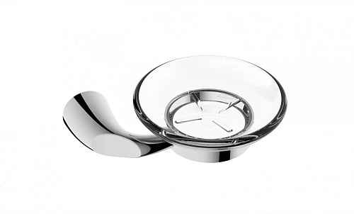 Мыльница Rush Devon DE75411 стеклянная хром Мыльница Rush Devon DE75411 стеклянная хром