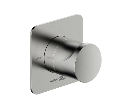 Переключатель потоков WasserKRAFT A272 на 2 выхода никель Переключатель потоков WasserKRAFT A272 на 2 выхода никель