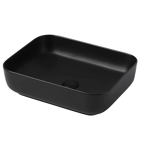 Раковина ABBER Rechteck AC2202MB накладная, черная матовая Раковина ABBER Rechteck AC2202MB накладная, черная матовая