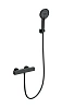 Смеситель для душа Wonzon & Woghand с термостатом, черный матовый (WW-B2016-A-MB) Смеситель для душа Wonzon & Woghand с термостатом, черный матовый (WW-B2016-A-MB)