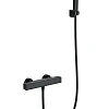 Смеситель для душа Wonzon & Woghand с термостатом, черный матовый (WW-B2016-A-MB) Смеситель для душа Wonzon & Woghand с термостатом, черный матовый (WW-B2016-A-MB)