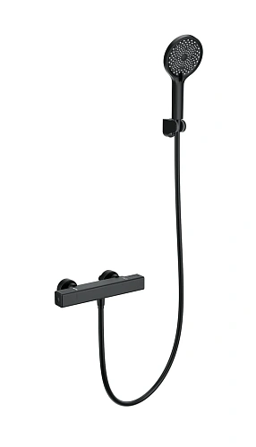 Смеситель для душа Wonzon & Woghand с термостатом, черный матовый (WW-B2016-A-MB) Смеситель для душа Wonzon & Woghand с термостатом, черный матовый (WW-B2016-A-MB)