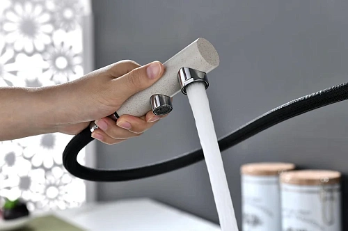 Смеситель для кухни Paulmark SERPENTINE бежевый Se213222-BE Смеситель для кухни Paulmark SERPENTINE бежевый Se213222-BE