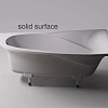 Ванна из искусственного камня Astra-Form Селена 01010081 правая, Solid Surface 1700х1000 Ванна из искусственного камня Astra-Form Селена 01010081 правая, Solid Surface 1700х1000