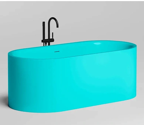 Ванна отдельностоящая Salini PERLA 170x80 1049201MF покраска по RAL полностью S-Stone Ванна отдельностоящая Salini PERLA 170x80 1049201MF покраска по RAL полностью S-Stone