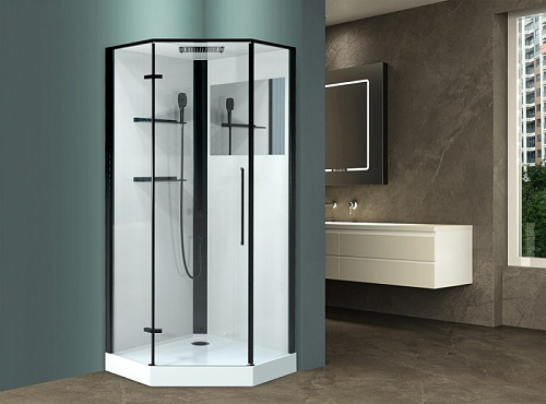 Душевая кабина Esbano MUSE (ESKM90PRL) ESM-PENTA-90 Left 90x90x215 Душевая кабина Esbano MUSE (ESKM90PRL) ESM-PENTA-90 Left 90x90x215