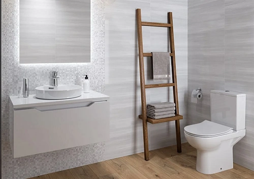 Вставка Cersanit Grey Shades узор белый 29,8x59,8 GS2L051 Вставка Cersanit Grey Shades узор белый 29,8x59,8 GS2L051