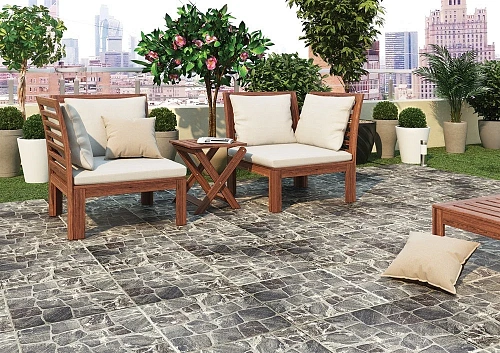 Керамогранит Cersanit Vilio темно-серый 32,6x32,6 VV4P402 Керамогранит Cersanit Vilio темно-серый 32,6x32,6 VV4P402