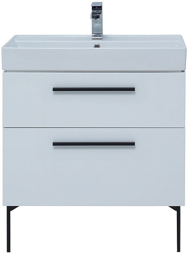 Тумба под раковину Aquanet Nova 75 белый (2 ящика) 00242262 Тумба под раковину Aquanet Nova 75 белый (2 ящика) 00242262