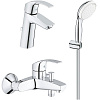 Комплект смесителей GROHE Eurosmart 124470 хром