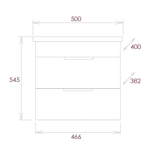 Тумба под раковину Onika ЛЕГРАН 50.13 дуб галифакс 105031 Тумба под раковину Onika ЛЕГРАН 50.13 дуб галифакс 105031