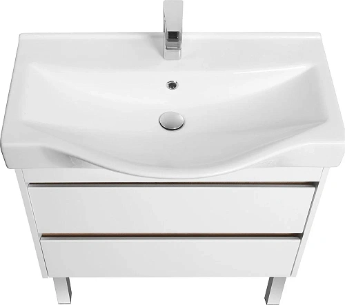 Тумба под раковину Aquaton Нортон 80 белая 1A248901NT010 Тумба под раковину Aquaton Нортон 80 белая 1A248901NT010