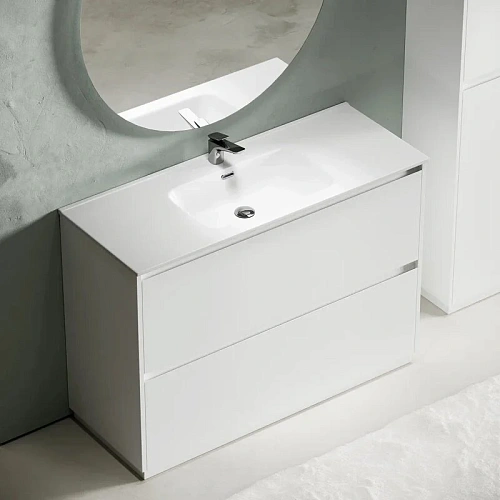 Тумба под раковину Sancos Libra Floor LB120F-1W напольная, 1190х450х840 белый глянец Тумба под раковину Sancos Libra Floor LB120F-1W напольная, 1190х450х840 белый глянец