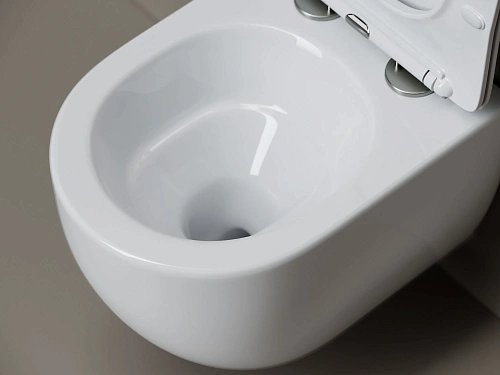 Унитаз подвесной Ceramica Nova Play CN3001T торнадо, ультратонким сидением микролифт, дюропласт, белый Унитаз подвесной Ceramica Nova Play CN3001T торнадо, ультратонким сидением микролифт, дюропласт, белый