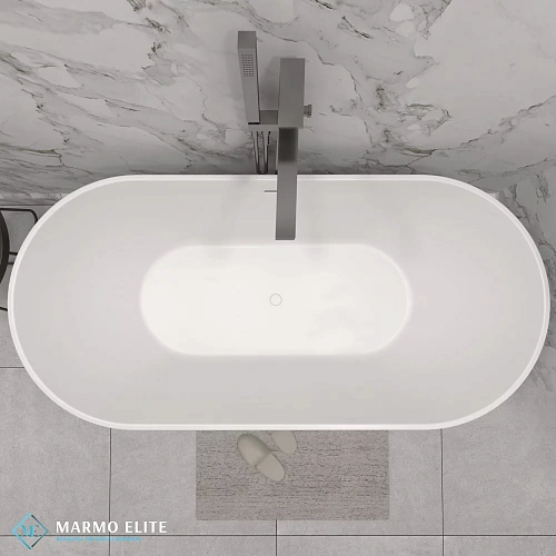 Ванна отдельностоящая Marmo-Elite Монца ВА-167-78-1 1670x780 из искусственного камня, щелевой перелив, глянцевая Ванна отдельностоящая Marmo-Elite Монца ВА-167-78-1 1670x780 из искусственного камня, щелевой перелив, глянцевая