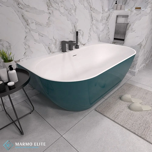 Ванна из искусственного камня Marmo-Elite Монца PBA-167-86-3 1670x860 щелевой перелив, матовая Ванна из искусственного камня Marmo-Elite Монца PBA-167-86-3 1670x860 щелевой перелив, матовая