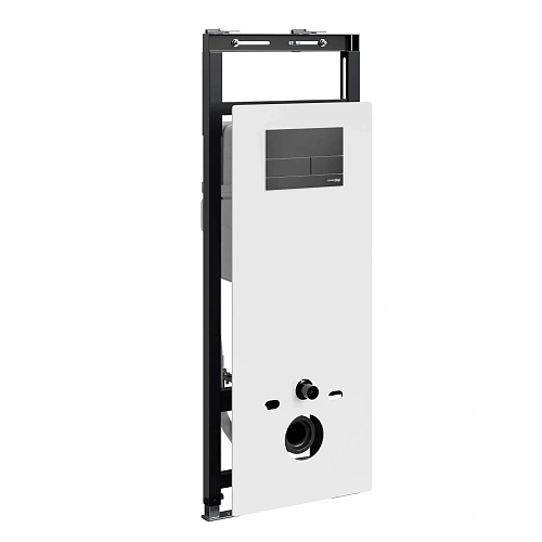 Инсталляция для унитаза WasserKRAFT Salm 27TLT.010.ME.WH.MB04 с клавишей смыва черный Инсталляция для унитаза WasserKRAFT Salm 27TLT.010.ME.WH.MB04 с клавишей смыва черный