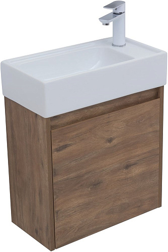 Тумба под раковину Aquanet Nova Lite 50 дуб рустикальный (1 дверца) 00298855 Тумба под раковину Aquanet Nova Lite 50 дуб рустикальный (1 дверца) 00298855