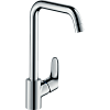 Картинка анонса товара «смеситель для кухни hansgrohe focus с поворотным изливом на 3 положения, хром 31820000»