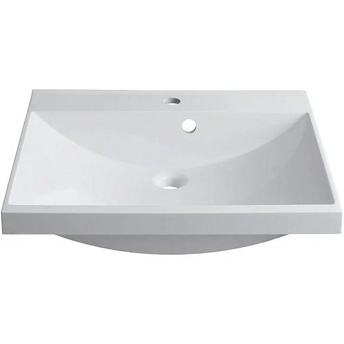 Тумба с раковиной Aquanet Верон 58 белый (подвесная 2 ящика) 00287669 Тумба с раковиной Aquanet Верон 58 белый (подвесная 2 ящика) 00287669