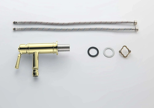 Смеситель для биде Aquatek КЛАССИК AQ1518PG золото полированное Смеситель для биде Aquatek КЛАССИК AQ1518PG золото полированное