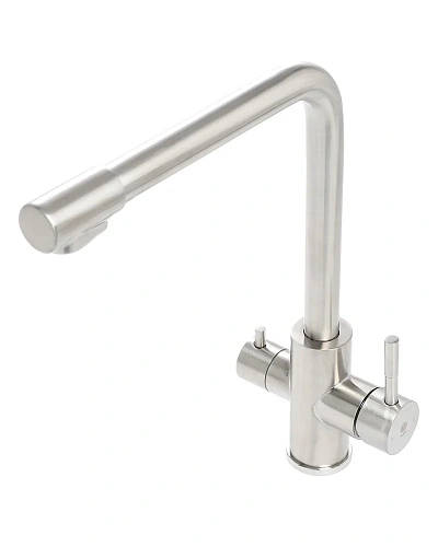 Смеситель для кухни Orange Steel M99-008ni с каналом питьевой воды, никель Смеситель для кухни Orange Steel M99-008ni с каналом питьевой воды, никель