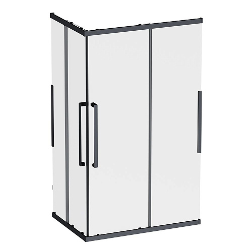 Душевой уголок AM.PM Func W84G-403-12080-BТ Slide 120х80, черный, стекло прозрачное Душевой уголок AM.PM Func W84G-403-12080-BТ Slide 120х80, черный, стекло прозрачное