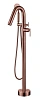 Смеситель для ванны Boheme ETERNA 179-CB COPPER BRUSHED напольный