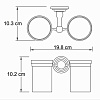 Стакан WasserKRAFT Isar K-7328D темная бронза Стакан WasserKRAFT Isar K-7328D темная бронза