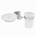 Детальная картинка товара «мыльница wasserkraft lippe k-6526 держатель стакана и мыльницы хром»