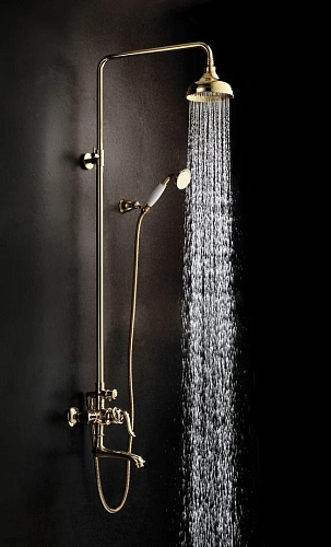 Душевая система Lemark Brava LM4762G, золото Душевая система Lemark Brava LM4762G, золото