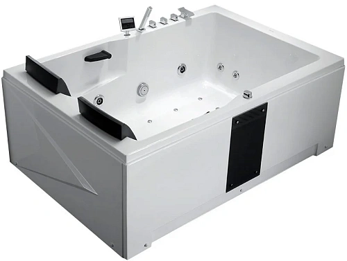 Акриловая ванна Gemy G9061 K R 181x121 прямоугольная, правая, гидромассажная Акриловая ванна Gemy G9061 K R 181x121 прямоугольная, правая, гидромассажная