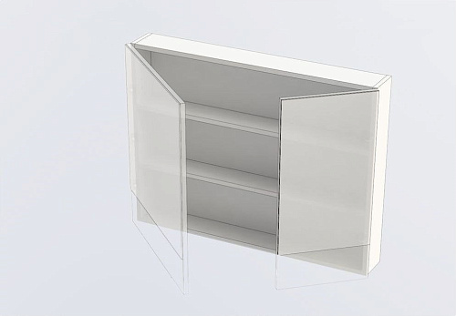 Зеркальный шкаф Aquanet Верона 90 белый 00172339 Зеркальный шкаф Aquanet Верона 90 белый 00172339