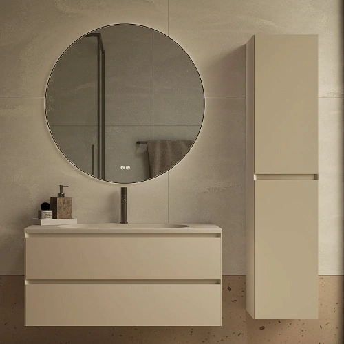 Шкаф-пенал Vincea Luka VSC-2CL150MBG подвесной, 1500x350x300, матовый бежевый Шкаф-пенал Vincea Luka VSC-2CL150MBG подвесной, 1500x350x300, матовый бежевый