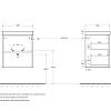 Тумба под раковину BelBagno PIETRA MINI-500-2C-SO-BL Bianco Lucido подвесная 494x395 Тумба под раковину BelBagno PIETRA MINI-500-2C-SO-BL Bianco Lucido подвесная 494x395