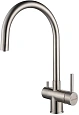 Смеситель для кухни Paulmark HELLER брашированная сталь He213218-BS Смеситель для кухни Paulmark HELLER брашированная сталь He213218-BS