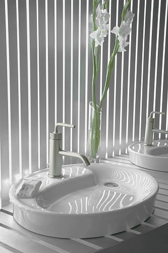 Смеситель для раковины Jacob Delafon Purist E14402-4A-CP с донным клапаном Смеситель для раковины Jacob Delafon Purist E14402-4A-CP с донным клапаном