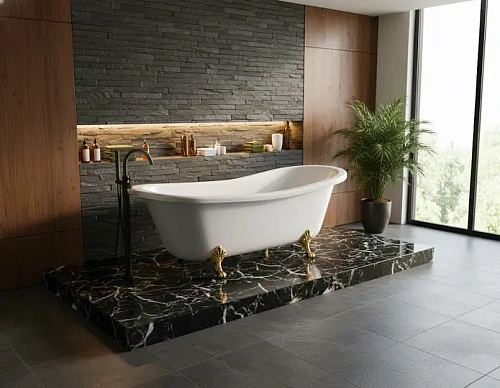 Ванна из искусственного камня Эстет Carskaya silk 1700х730 ФР-00014393 Ванна из искусственного камня Эстет Carskaya silk 1700х730 ФР-00014393