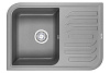 Картинка анонса товара «кухонная мойка granula 7001, алюминиум, кварц 695х495»